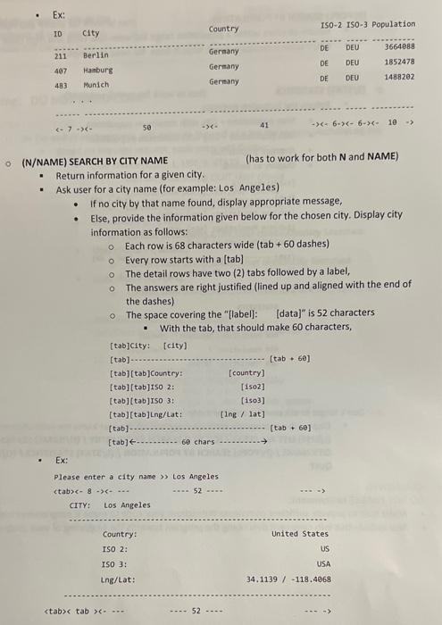 That Your Hile Has Been Received Problem Write A C Console Program That Reads In The Provided Data File City Txt 3