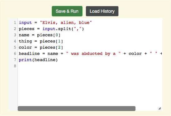 Change The Following Code Into A Function That Prints A Crazy Headline It Should Take The Values As Parameters Be Sure 1