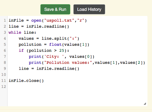 Turn The Following Code Into A Procedure Pass The Input File And The Amount Of Pm 10 To The Procedure It Will Print Th 1