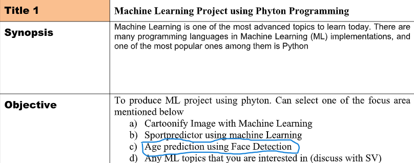 Title 1 Synopsis Machine Learning Project Using Phyton Programming Machine Learning Is One Of The Most Advanced Topics T 1