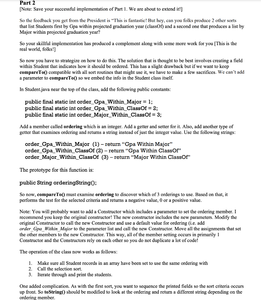 This Is Java Assignment Please Follow The Directions And Add Screenshot Of Execution 1