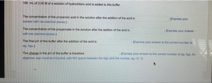 Mvutus Save Answer A Buffer Solution Was Prepared At 25 C By Dissolving The Following Substances In Water To Yield A So 2