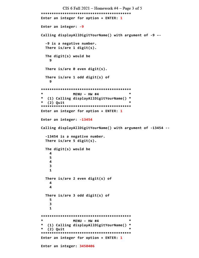 C Programming Having Trouble With This Assignment And Need Help Writing It In C In Visual Studio 2019 In This Form 3