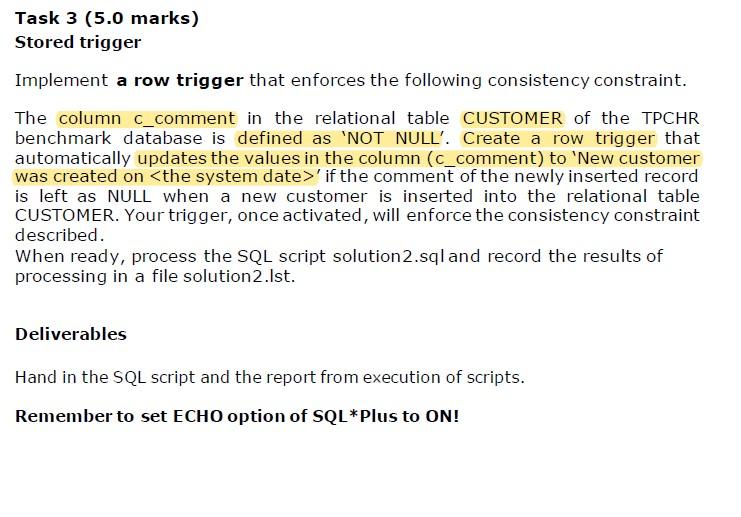 Tpc R Benchmark Database Part P Partkey Id P Name P Mfgr P Brand P Type P Size P Container P Retailprice P Comment Linei 2