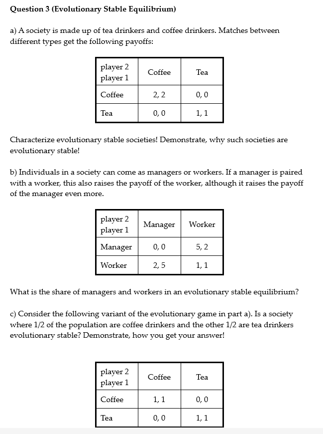 Problem From The Game Theory Course 1