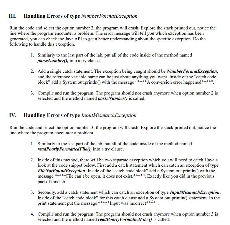 Please Do Not Copy Other Experts Answers They Do Not Work Abuggyprogram Java Import Java Io Import Java Util Pu 2