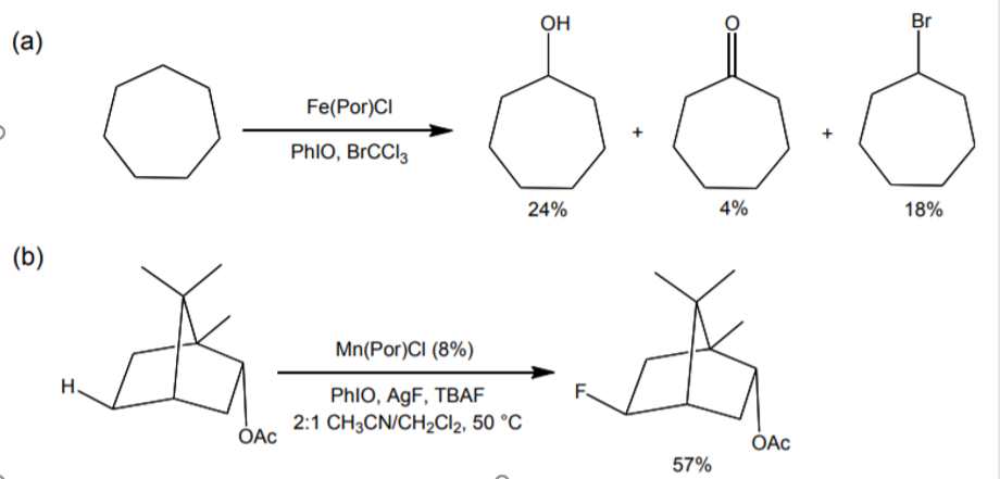 Based On The Mechanism For Cytochrome P40 Provide A Detailed Mechanism For The Two Following Reactions Draw A Ligand 1