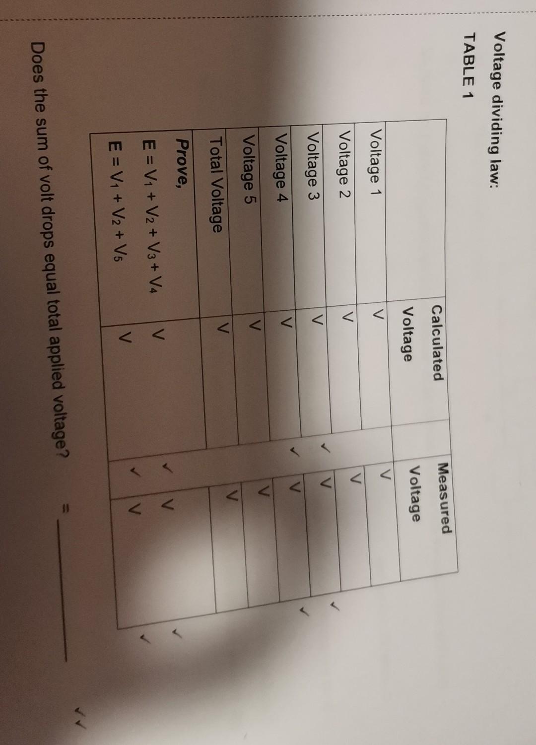 Experiment 5 Objective To Demonstrate Voltage Dividing And Current Dividing Laws On A Combined Series Parallel Circuit 3