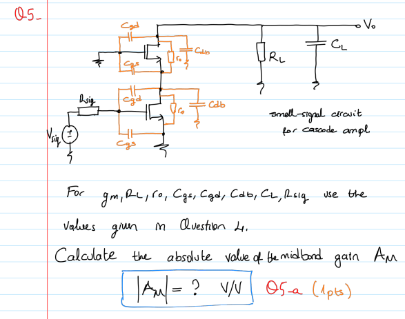 Os Vo 0 3 Cl Caso Jau Ag Asig Cab Snell Signal Circuit For Cascode Angle Cgs For Gm Rl Ro Cgs Cgd Cdo Cl Rsig 1