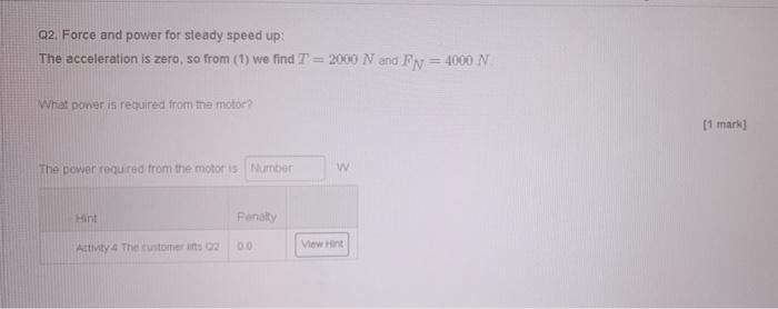 The Customers Fin M200 Fen Foot Ke Spad 5 Then W Q2 Force And Power For Steady Speed Up The Acceleration Is Zero 2