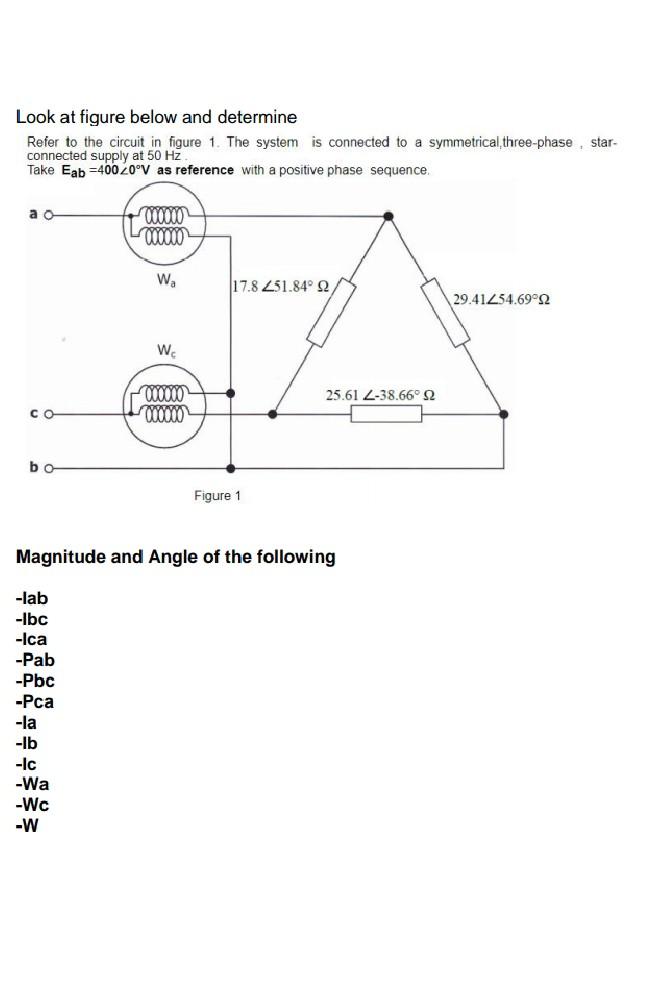 Use Figure To Calculate Current 1