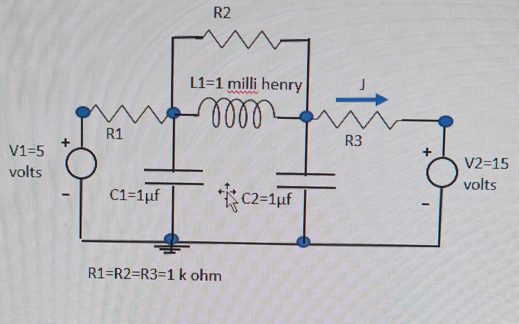Find The Current J In The Indicated Circuit Under Stationary Conditions D Dt 0 And Find The Energy Stored In The Inducta 1