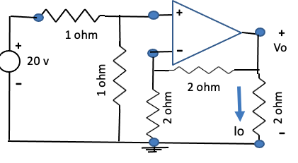For The Indicated Circuit Find Vo And The Current Io 1
