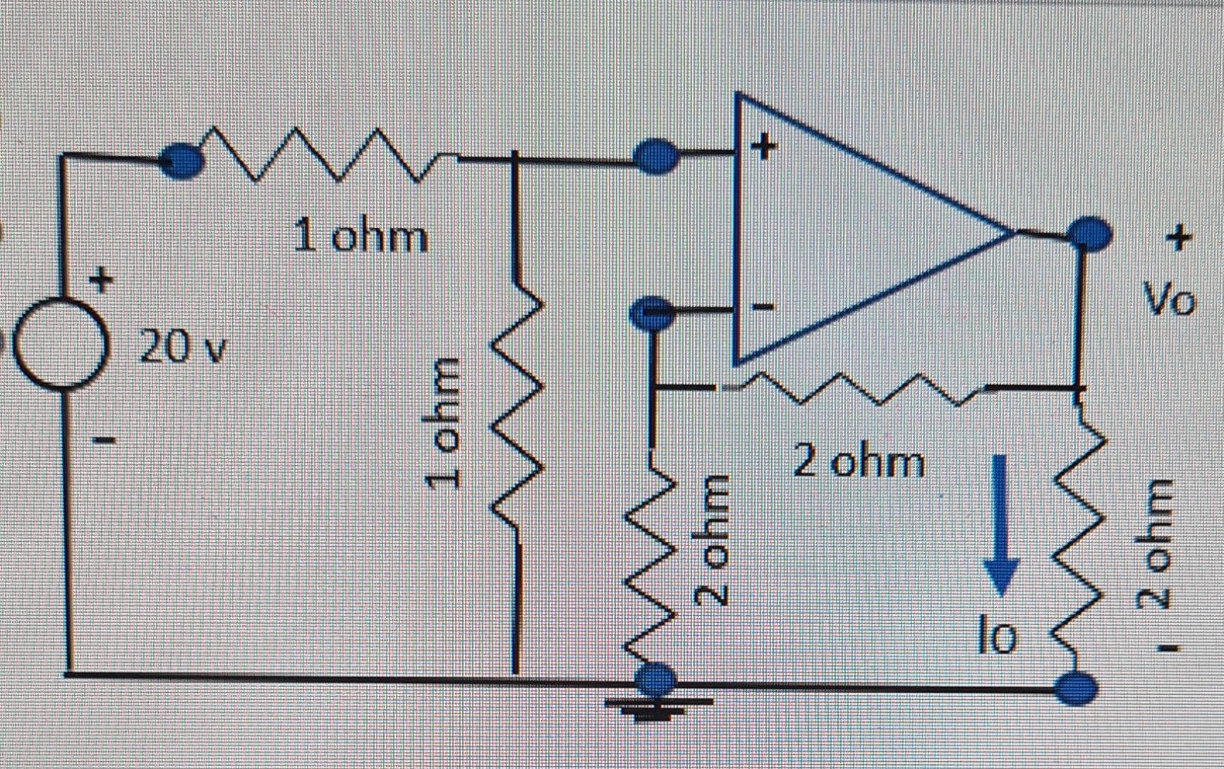 For The Indicated Circuit Find Vo And The Io Current 1