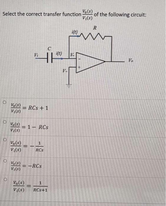 Consider The Following Closed Loop System R S C S 24 S S 2 S 6 Select The Correct Gain And Phase Margin Of The 2