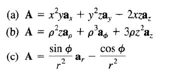Find The Curl Of The Following Vectors 1