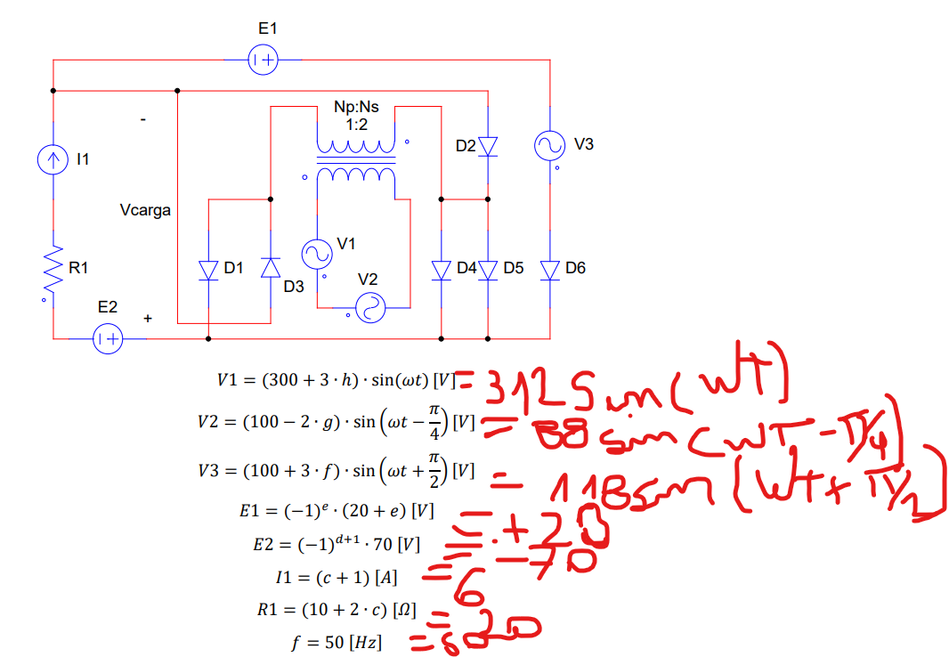 Consider Ideal Transformer Plot The Voltage And Current Signals On The Load Clearly Indicating Values Maximum Minimum 1