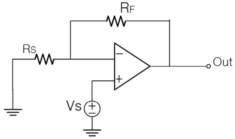 In The Following Feedback Circuit The Common Voltage Of Vs Is 0 9v And Rs Rf 50kohm Rf 50k Rs 50k Ri 100e 1