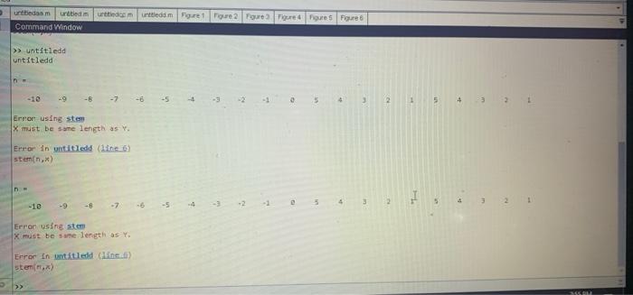 Signal And System By Using Mathlab I Get This Solution From One Of Your But It Wasent Corrct Code I Get This Solution F 5