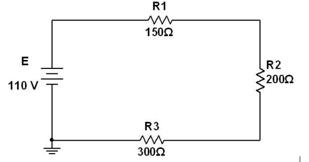 In The Circuit Shown Below Find The Following A Total Resistance B Total Current C Voltage Across Each Resist 1