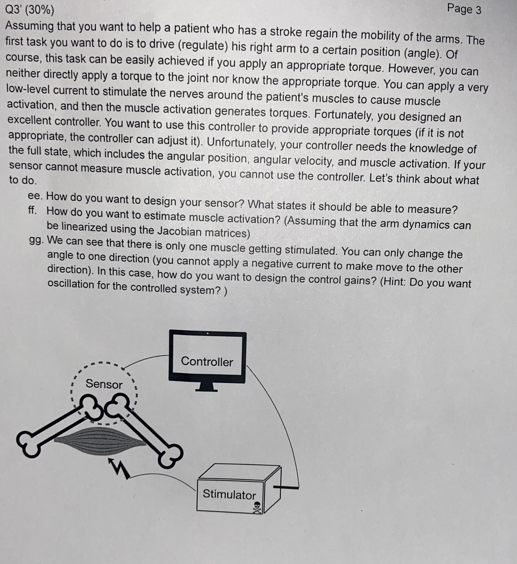 Page 3 Q3 30 Assuming That You Want To Help A Patient Who Has A Stroke Regain The Mobility Of The Arms The First Ta 1