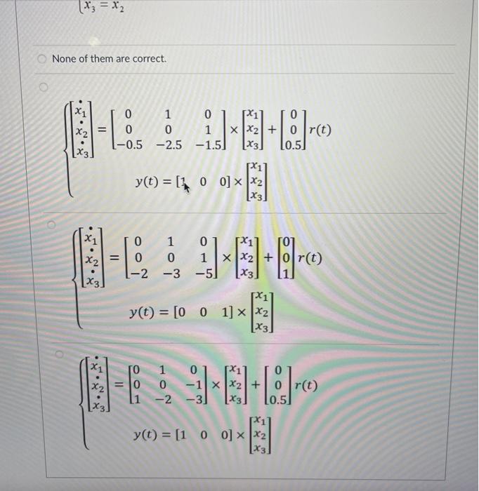 Consider A System Described By The Following Differential Equation Where R T And Y T Are The Input And Output Respect 2