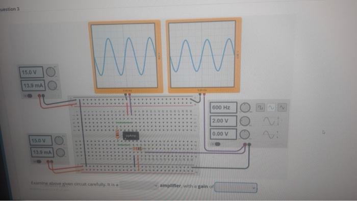 Estion 15 0 V 13 5 Ma 00 600 Hz O 2 00 V 00 0 00 V 150v 13 0 Ma Sborratally Amplifier With Again Of 1