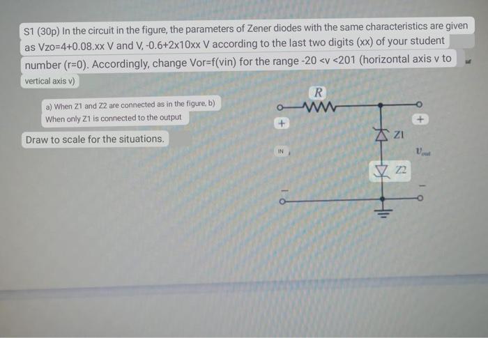 S3 35p In The Circuit In The Figure Vod 121 Is Given As R 50k R2 10k Rd Rg Ik R 3k The Amplitude Of The Smal 3