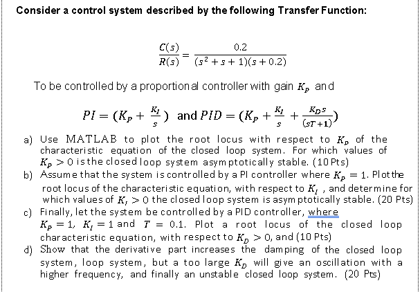 Use Matlab To Find The Following 1
