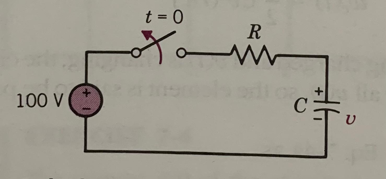 A 10mf Capacitor Is Connected To A 100v Source Find The Energy Stored By The Capacitor After The Switch Is Opened A W 1