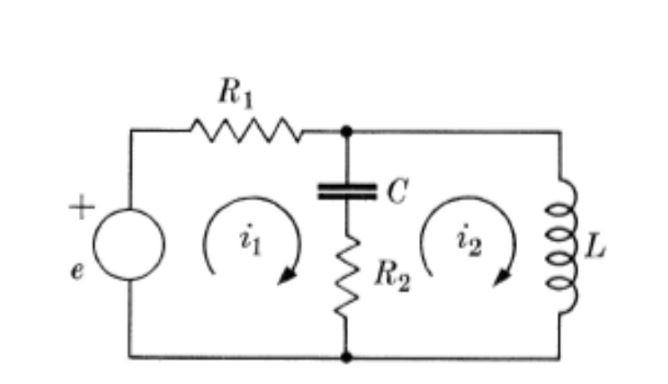 Draw The Force Voltage Mechanical Analog Of The System Shown 1