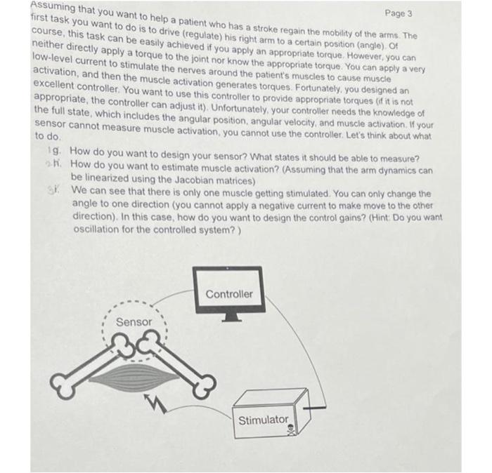 Page 3 Assuming That You Want To Help A Patient Who Has A Stroke Regain The Mobility Of The Arms The First Task You Wan 1