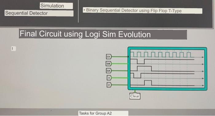 Status Table Using T Type Input 10 Cadou 3 At Tb Flip Flop Use Future State Ouput Qa Qb 2 0 0 Present State Ob 0 2