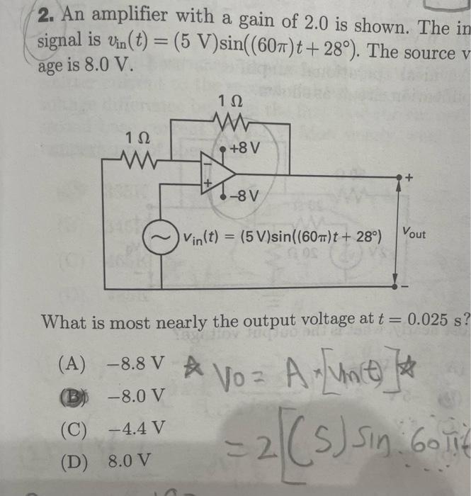 8 8 Why Is The Answer B 8 0 Explain Thats All 1