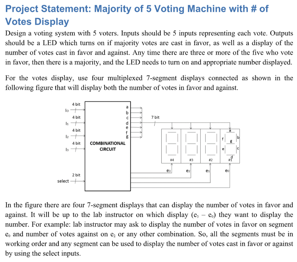 Important Draw The Block Logic Diagram For The Combinational Circuit Only 1