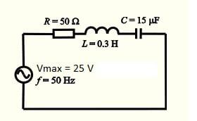 R 502 C 15 Lf Im L 0 3 H Vmax 25 V F 50 Hz 1