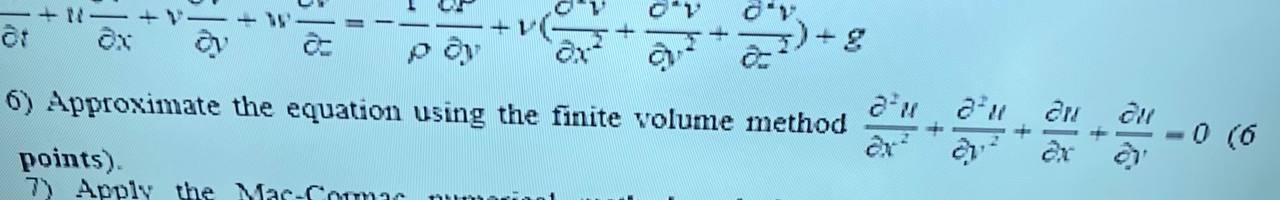 1 Ot S8 Poy Arte 8 6 Approximate The Equation Using The Finite Volume Method Au 2 1 2 4 Ar Ex 0 6 Points 7 1
