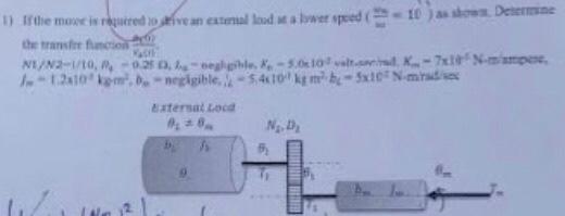 1 If The Move Is Required Tive An External Load Wa Tower Speed 10 Desene The Transfer Ni N2 030 Elles Col N 1 2 1