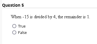 Question 14 If M And R Are Positive Integers With 1 Sr Sm Then Plm R M R 1 True False Question 5 When 15 Is 2