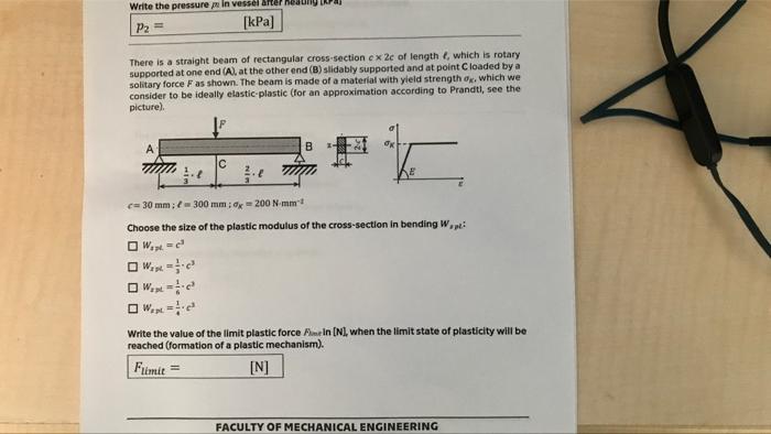 Ctu Website Name Date Of Birth Surname Continuum Mechanics The Closed Vessel Is Filled With Air Of Mass M In The Vessel 2