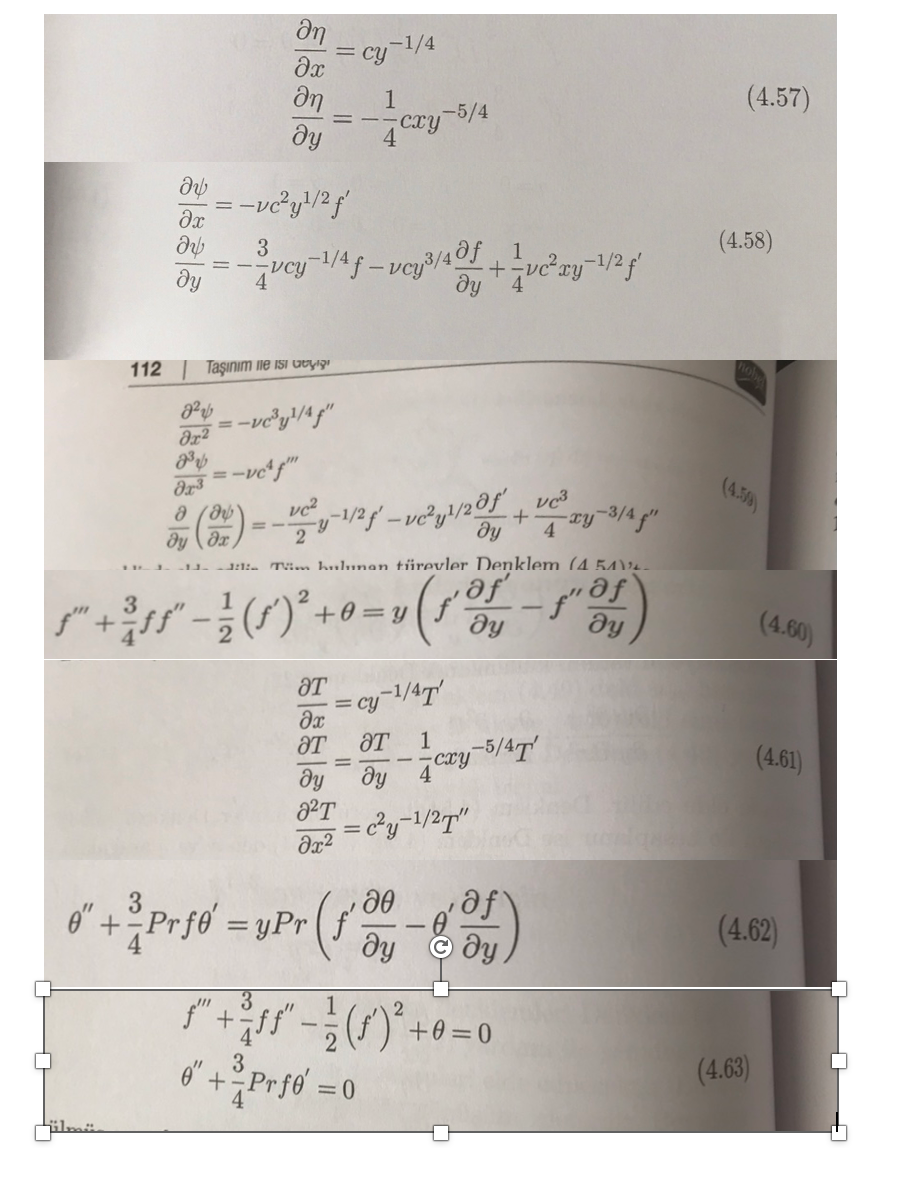 Please Write Open Versions Of The Similarity Equations For Natural Transport On A Vertical Plate 1