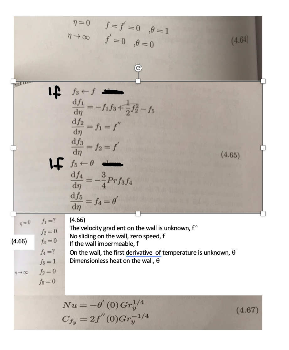 Please Write Open Versions Of The Similarity Equations For Natural Transport On A Vertical Plate 1