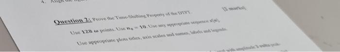 4 Question 2 Prove The Www Vorony Www Use 128 Pows One 10 Wywood We Wypropyles Wide Words Question 2 Prove The T 1