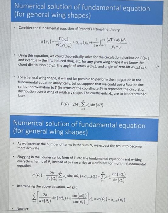 Problem 4 Write Your Own Matlab Code To Apply The Analysis Of Chapter 5 To An Untwisted Rectangular Wing Of Ar 6 Flyi 6