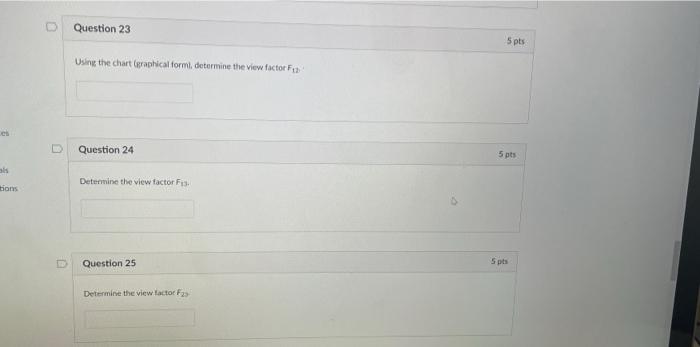 Questions 20 To 35 Are For Problem 3 Two Aligned Parallel Rectangular Plates0 5 Mx 10 M Are Spaced 0 5 M Apart See Fi 2