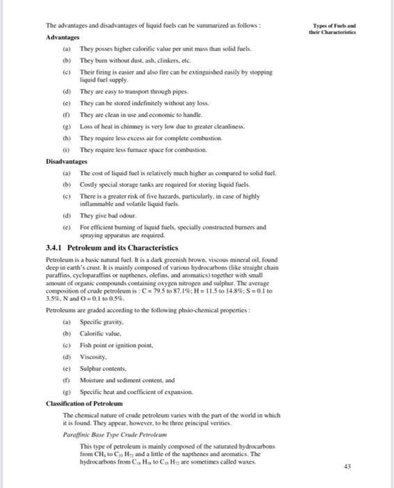 Types Of Fuels And Their Characteristics 7