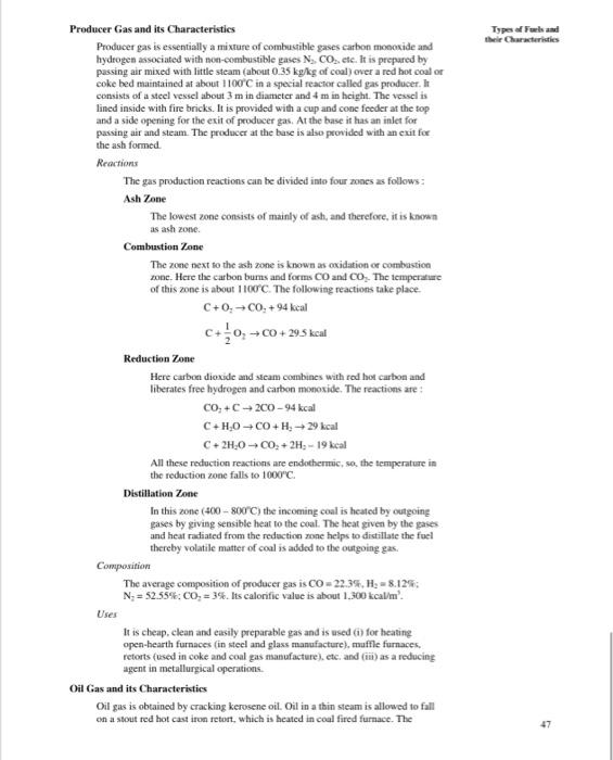 Types Of Fuels And Their Characteristics 11
