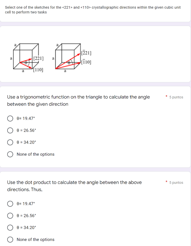 Select One Of The Sketches For The 221 And 110 Crystallographic Directions Within The Given Cubic Unit Cell To Perfo 1