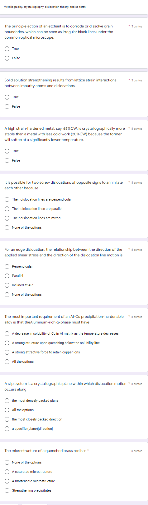 Answer The Following 1