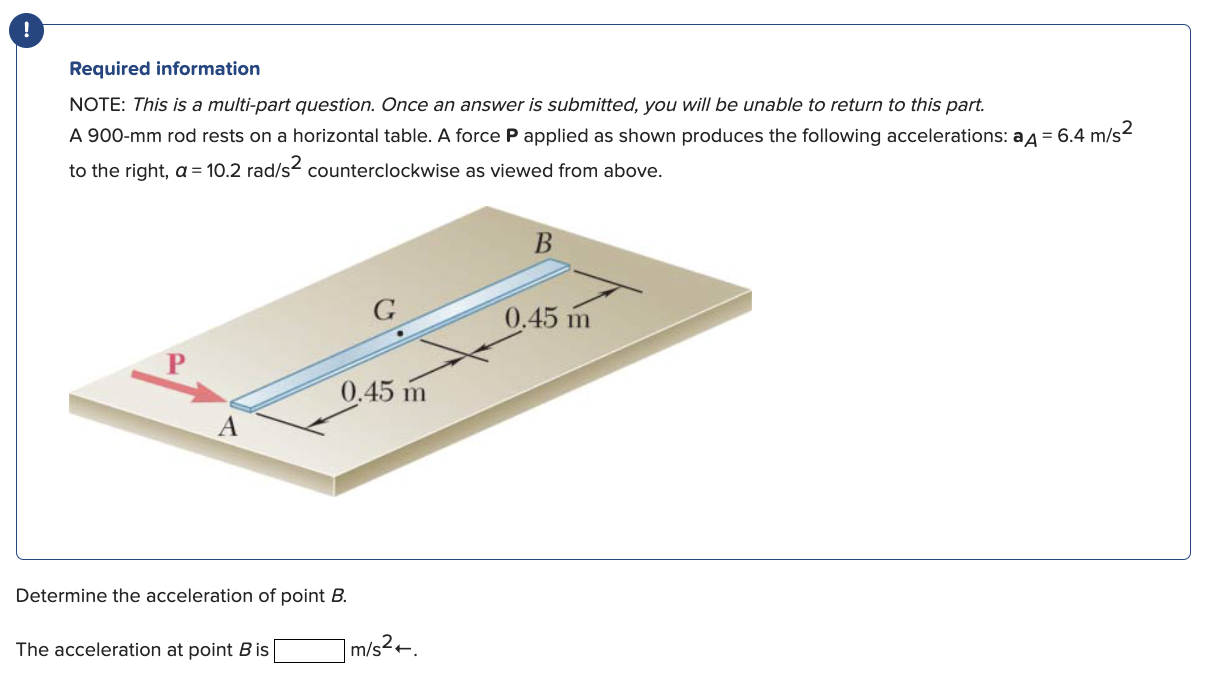 Required Information Note This Is A Multi Part Question Once An Answer Is Submitted You Will Be Unable To Return To T 1